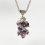 Кулон аметист Бразилия (биж. сплав, сталь хир.) 4 см
