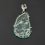 Кулон псевдомалахит (дублет) Россия (нейзильбер) 6 см