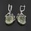 Серьги пренит Россия (нейзильбер, латунь родир. бел.)