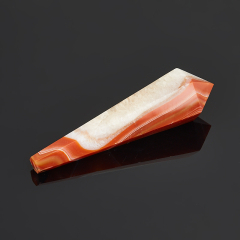 Кристалл агат красный Бразилия 9-12 см (ограненный)