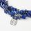 Бусы лазурит Афганистан (сталь хир.) (жгут) 46&nbsp;см (+7&nbsp;см)