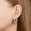Серьги нефрит зеленый Россия (биж. сплав)
