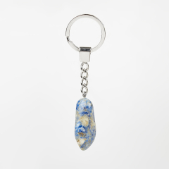 Брелок лазурит Россия (биж. сплав) 4-5 см