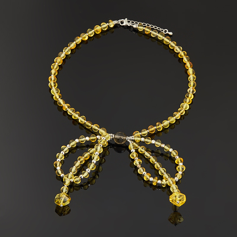 Чокер янтарь Россия (биж. сплав) (колье) 36 см (+5 см)