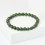 Браслет нефрит зеленый Россия 7 мм 19 см