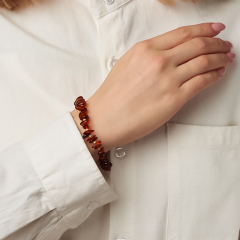 Браслет янтарь Россия 16 см