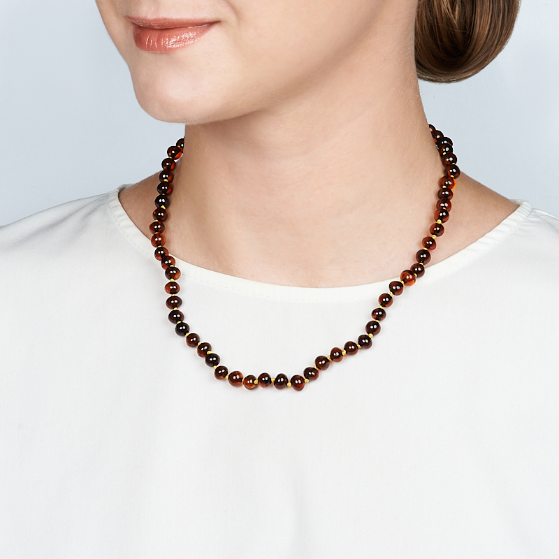 Бусы янтарь Россия 51 см