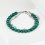 Браслет малахит Конго (сталь хир.) 6 мм 16 см (+3 см)
