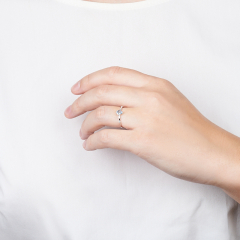 Кольцо топаз голубой Бразилия (серебро 925 пр. родир. бел.) огранка размер 18