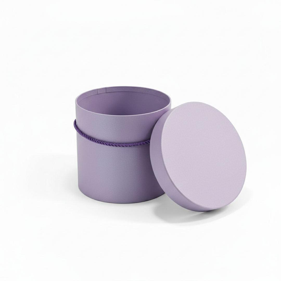 Подарочная упаковка  универсальная (коробка) (фиолетовый) 180х170 мм