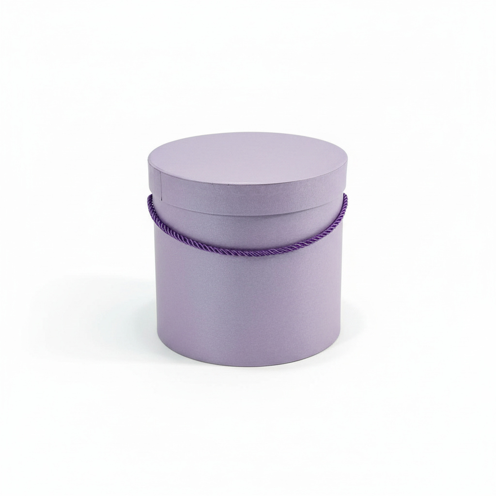 Подарочная упаковка  универсальная (коробка) (фиолетовый) 180х170 мм