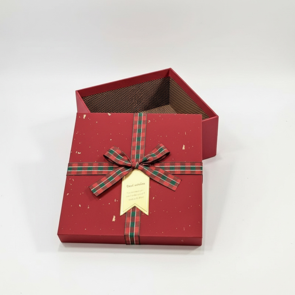 Подарочная упаковка универсальная (коробка) (микс) 180х180х90 мм