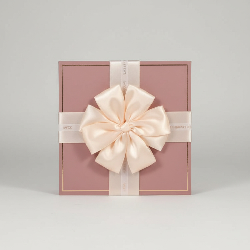 Подарочная упаковка универсальная (коробка) (розовый) 180х180х110 мм