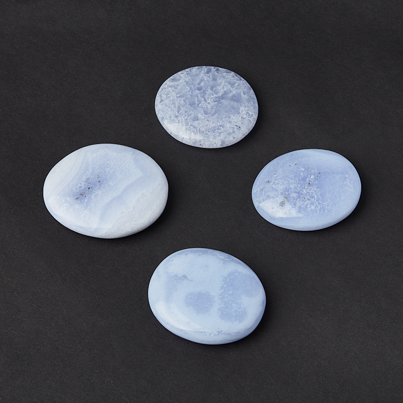 Галтовка агат голубой Намибия (3-4 см) (1 шт)