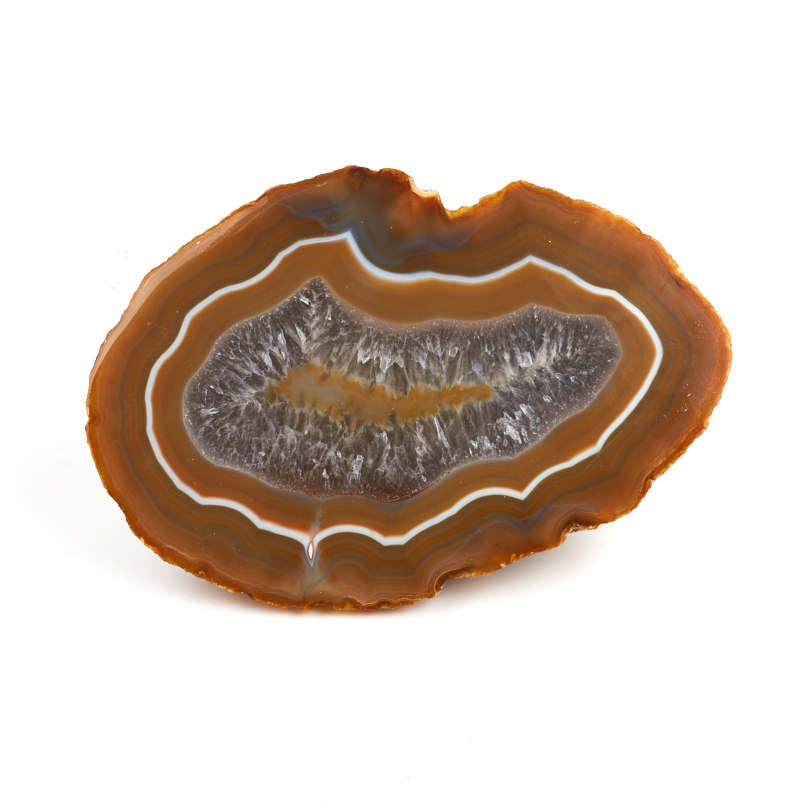 Жеода агат коричневый Бразилия 16-20 см