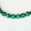 Бусы малахит Конго (сталь хир.) 45 см (+7 см)