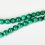 Бусы малахит Конго (сталь хир.) 45 см (+7 см)