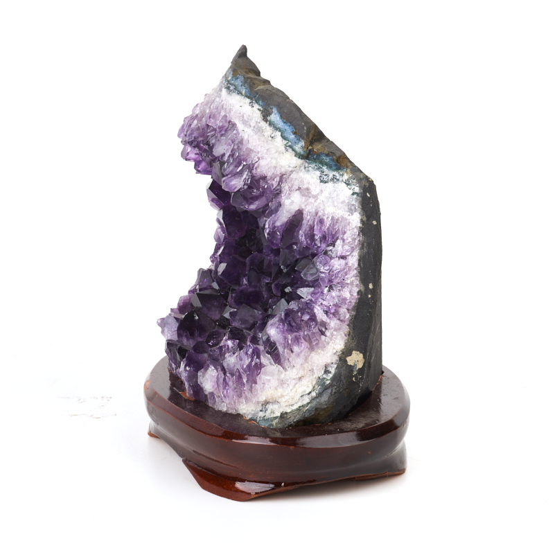 Друза аметист Бразилия 12-16 см (на подставке)