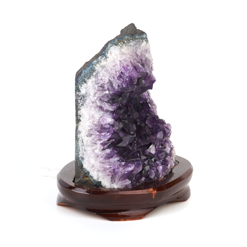 Друза аметист Бразилия 12-16 см (на подставке)