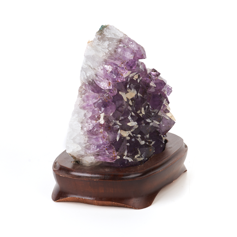 Друза аметист Бразилия 12-16 см (на подставке)
