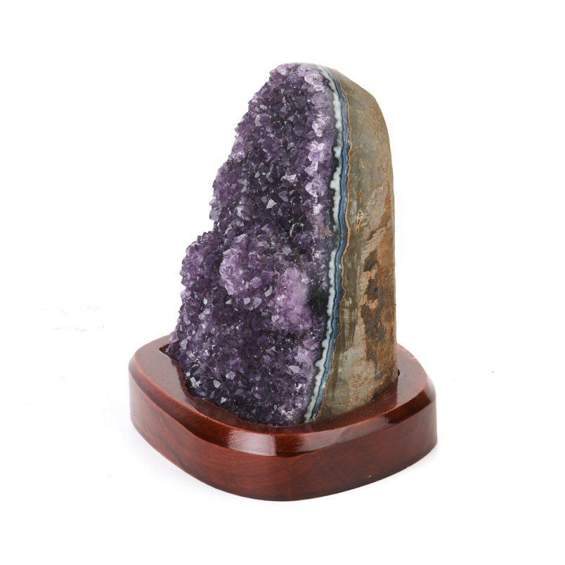 Друза аметист Бразилия 12-16 см (на подставке)