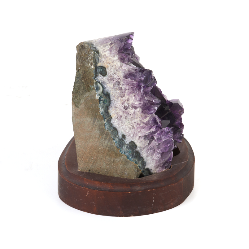 Друза аметист Бразилия 9-12 см (на подставке)