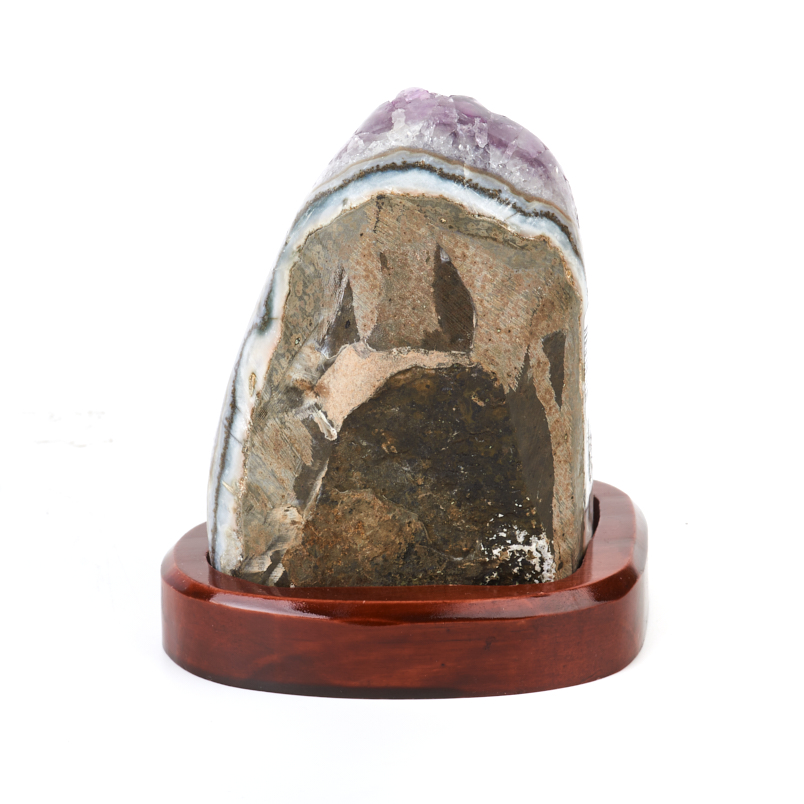 Друза аметист Бразилия 9-12 см (на подставке)