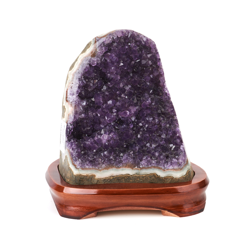 Друза аметист Бразилия 12-16 см (на подставке)