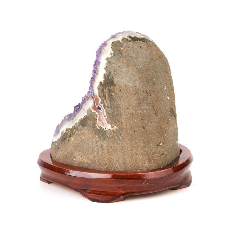 Друза аметист Бразилия 12-16 см (на подставке)