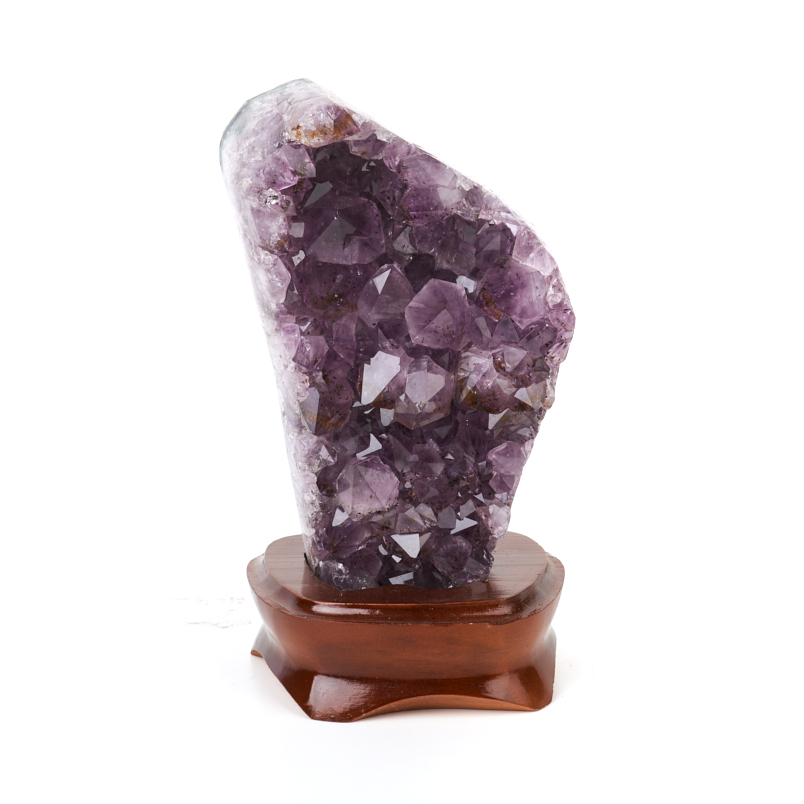 Друза аметист Бразилия 12-16 см (на подставке)