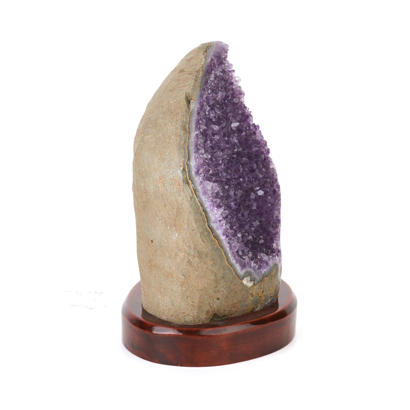 Друза аметист Бразилия 12-16 см (на подставке)