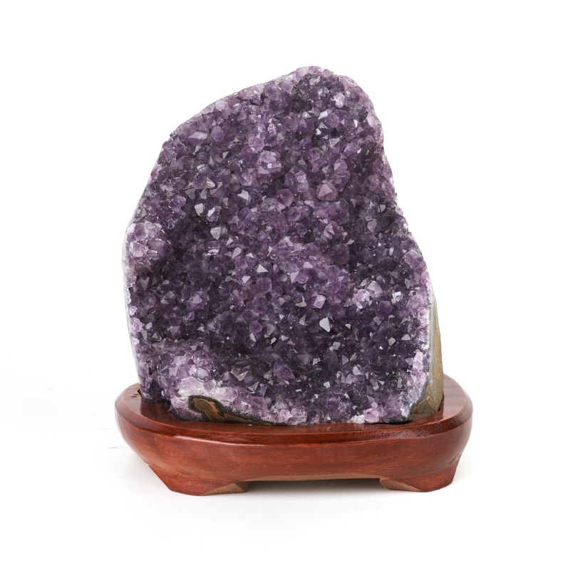 Друза аметист Бразилия 12-16 см (на подставке)