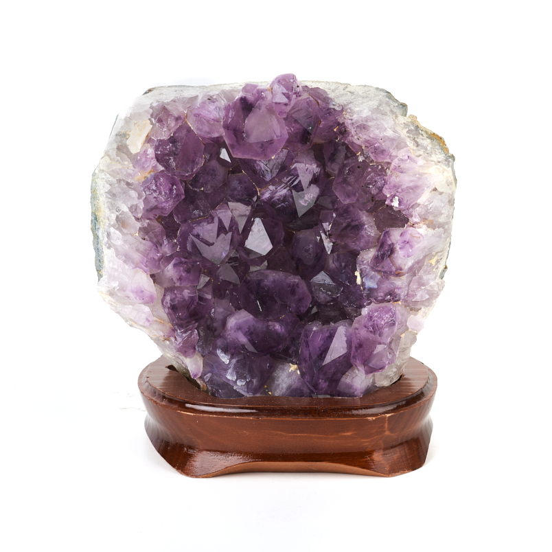Друза аметист Бразилия 12-16 см (на подставке)