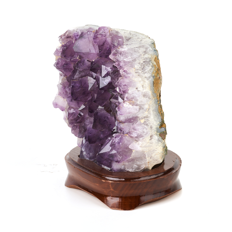 Друза аметист Бразилия 12-16 см (на подставке)
