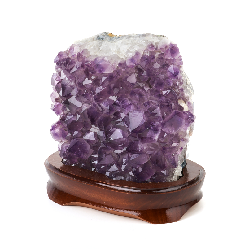 Друза аметист Бразилия 12-16 см (на подставке)