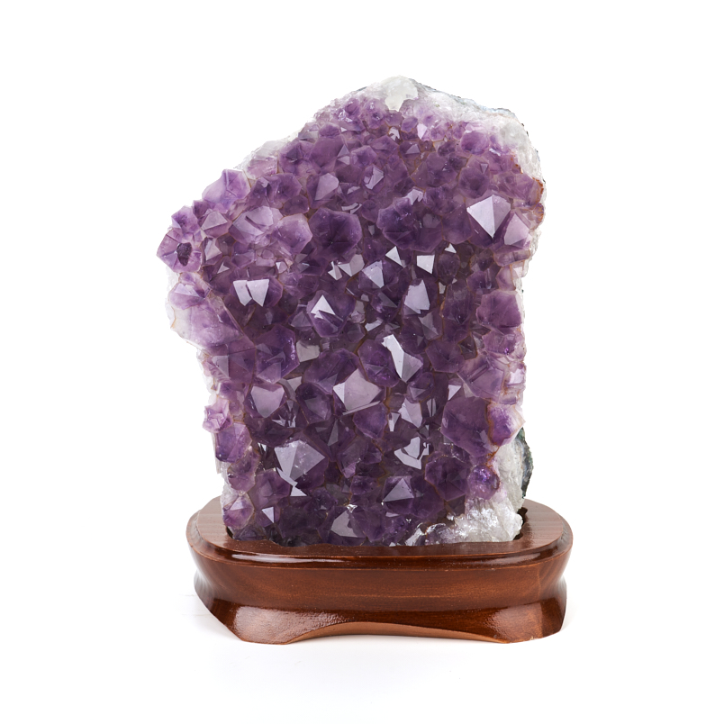 Друза аметист Бразилия 12-16 см (на подставке)