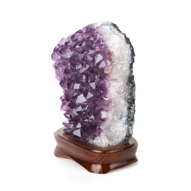 Друза аметист Бразилия 12-16 см (на подставке)