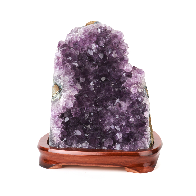 Друза аметист Бразилия 12-16 см (на подставке)