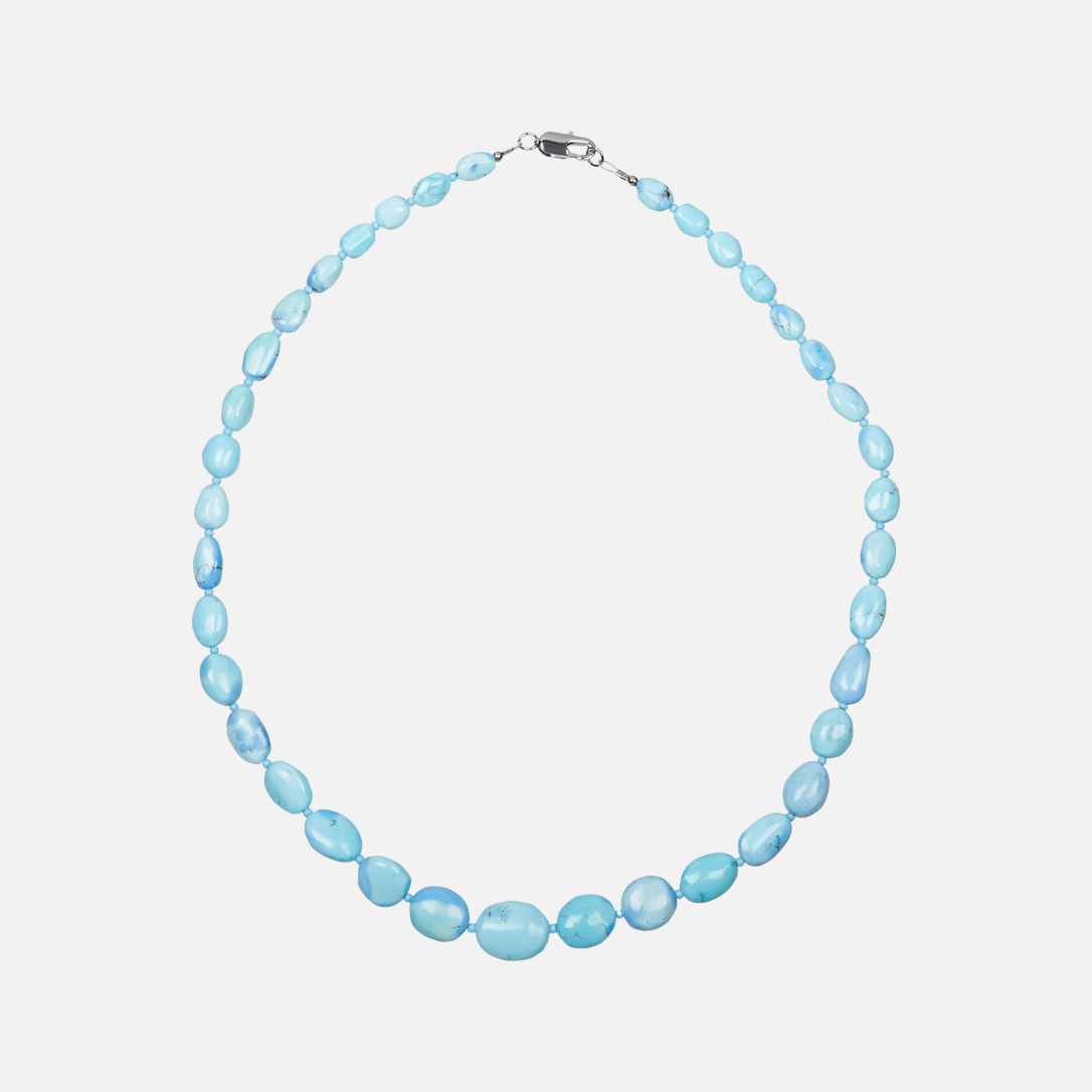 Бусы бирюза Казахстан (биж. сплав) 50 см