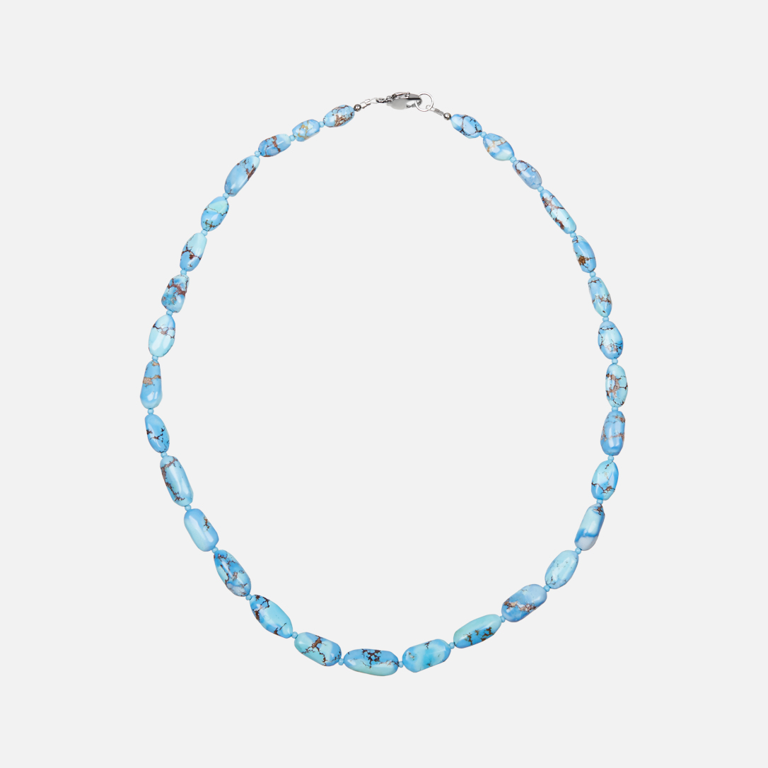 Бусы бирюза Казахстан (биж. сплав) 50 см