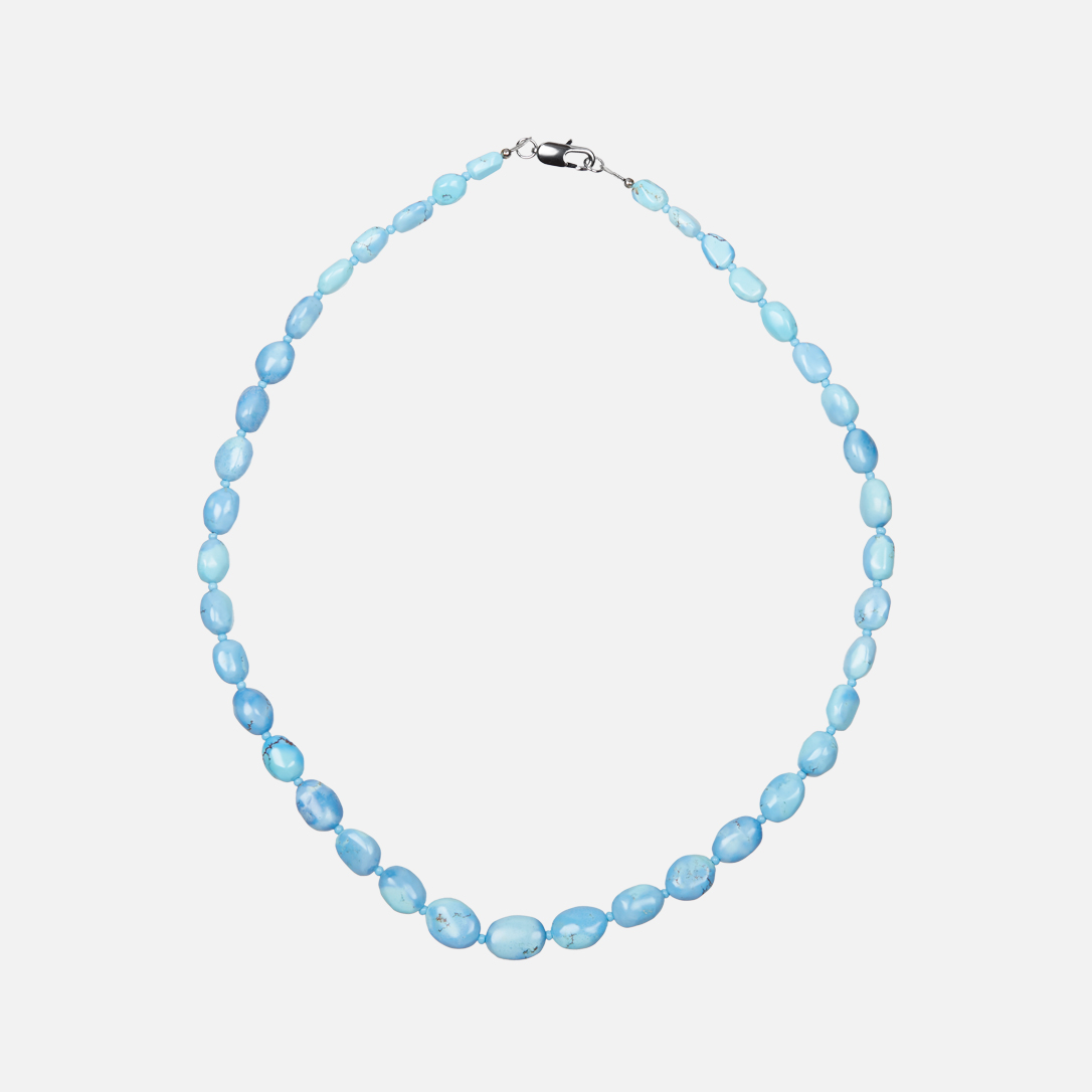 Бусы бирюза Казахстан (биж. сплав) 50 см