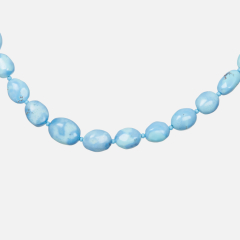 Бусы бирюза Казахстан (биж. сплав) 50 см