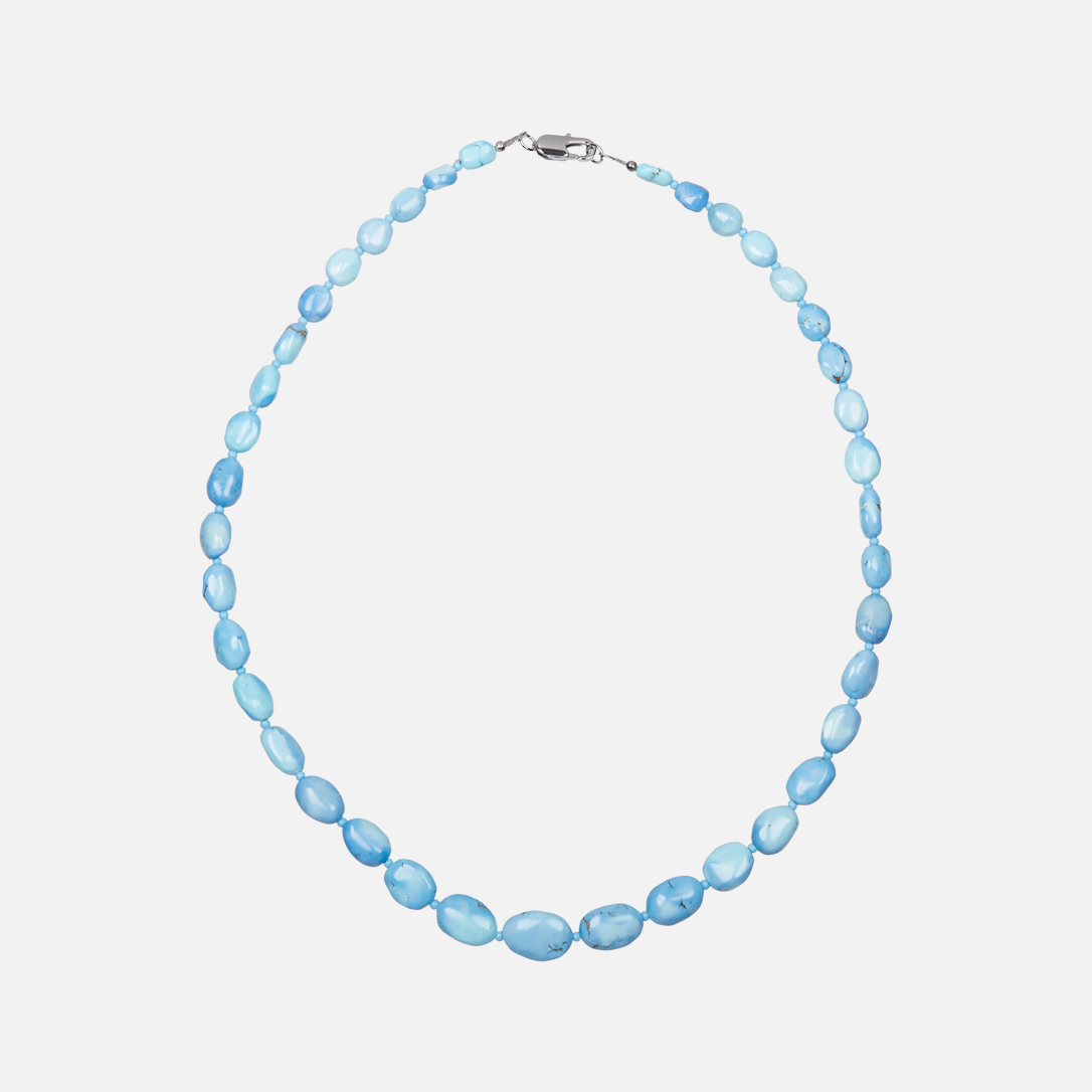 Бусы бирюза Казахстан (биж. сплав) 50 см