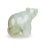 Медведь нефрит белый Россия 8,5 см