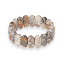 Браслет агат крейзи Мексика 18 см