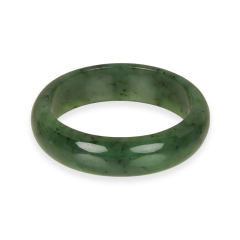 Браслет нефрит зеленый Россия цельный 20 см