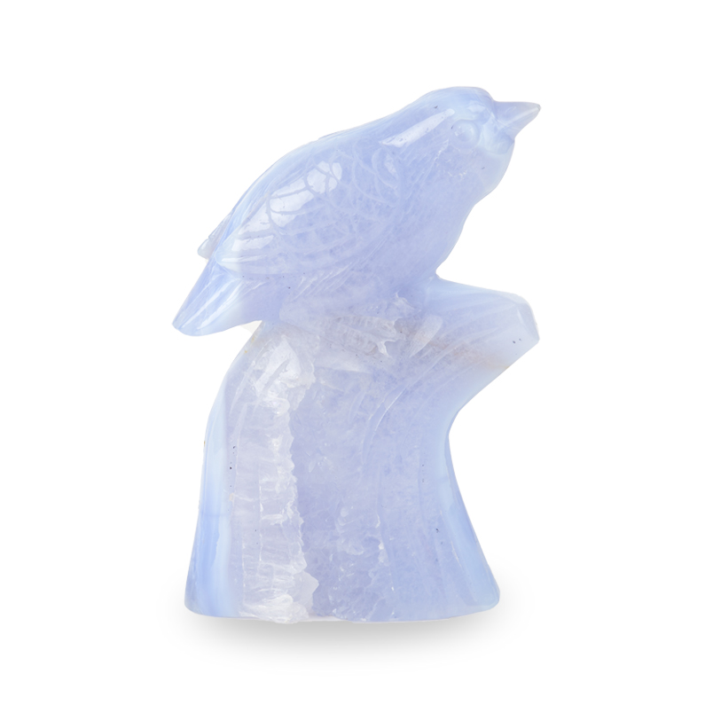 Птица агат сапфирин Намибия 12 см