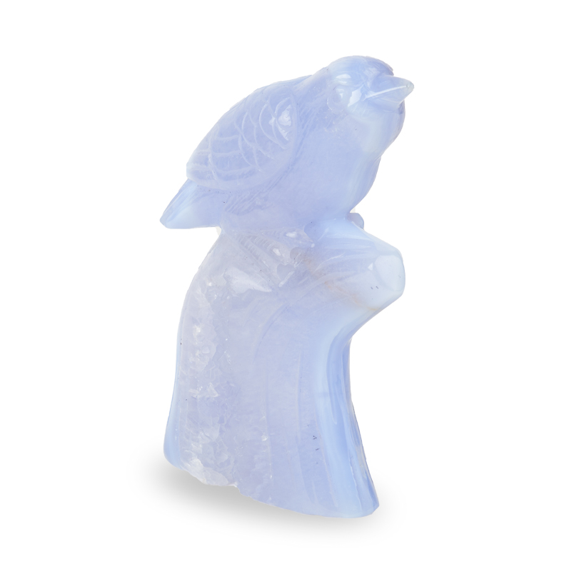 Птица агат сапфирин Намибия 12 см