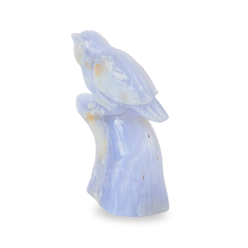 Птица агат сапфирин Намибия 12 см