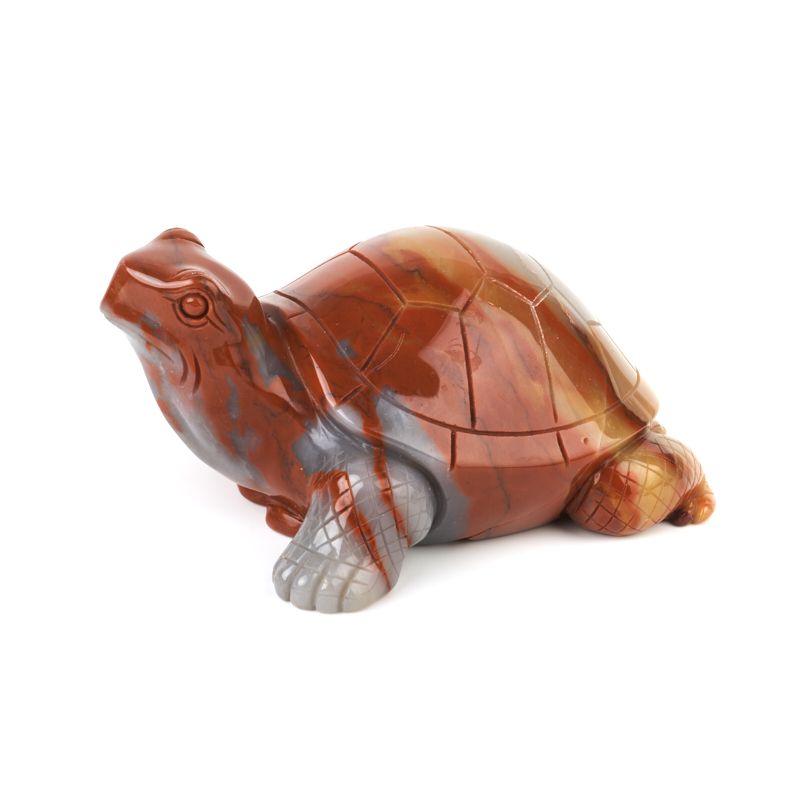 Черепаха яшма красная ЮАР 15 см
